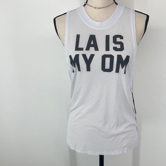 ALO Yoga Tops - NWT Alo yoga tank top “LA IS MY OM”